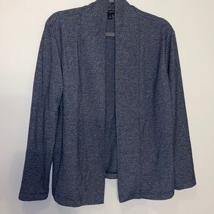 EUC Banana Republic Open Front Cardigan Heather Charcoal Gray Size Medium